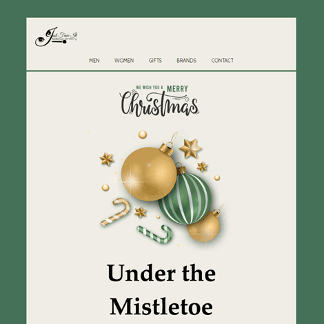 Christmas Ornaments Mistletoe Marketing